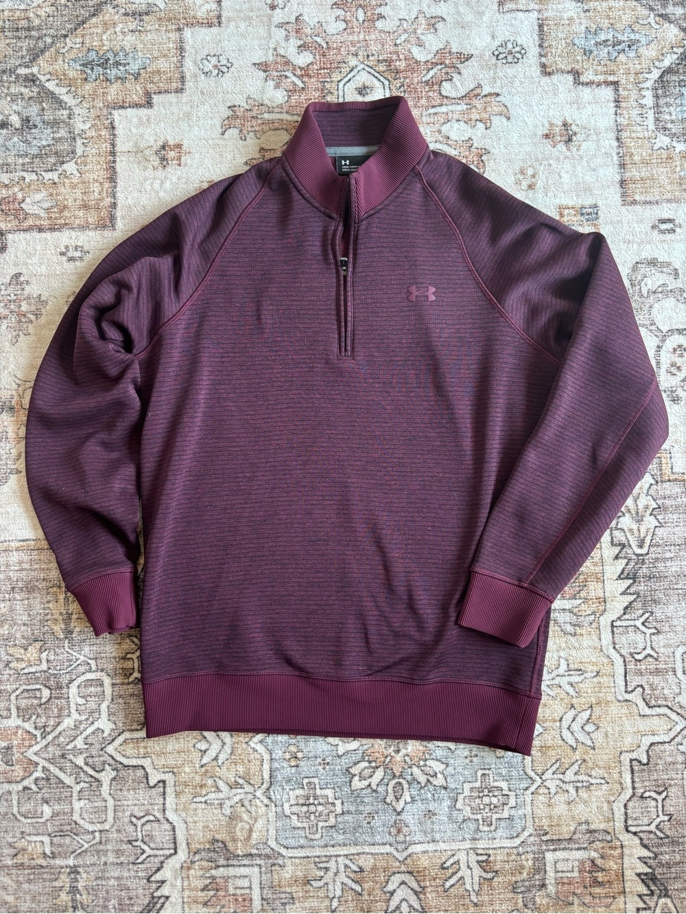 Under Armour Maroon Half-Zip Pullover